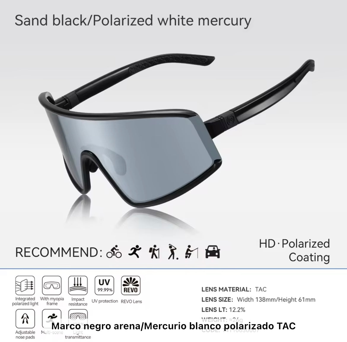 Polarizado Sand Black