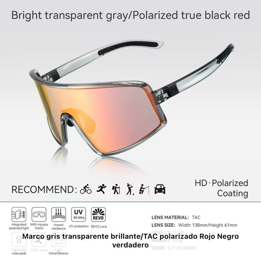 Polarizado Negro/Rojo