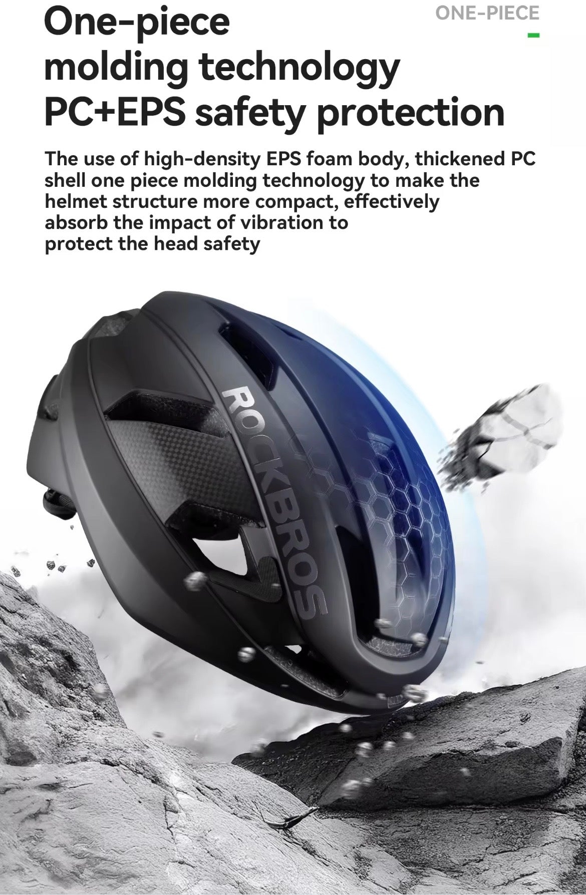 Casco Rockbros Carbón