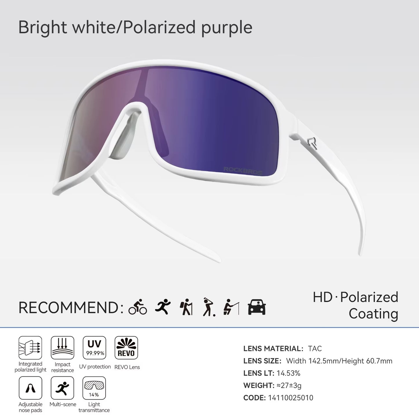 Bright White Purple
