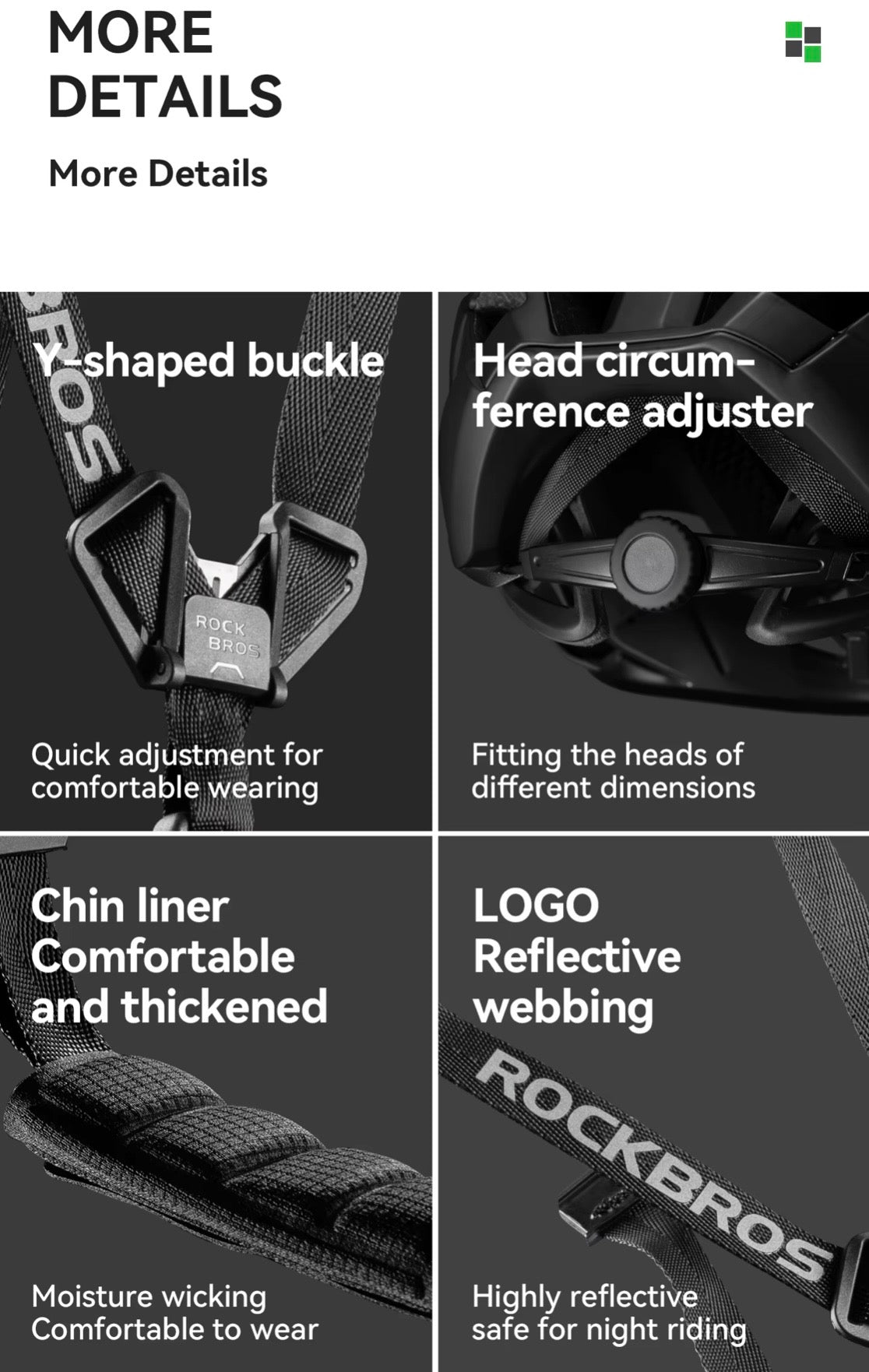 Casco Rockbros Carbón