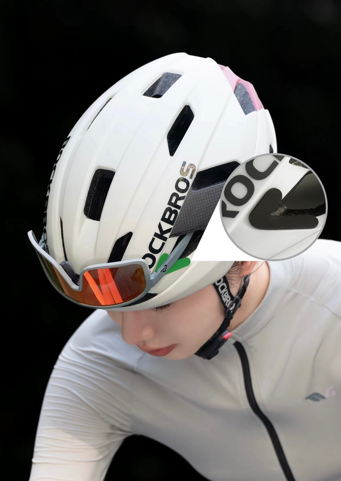 Casco Rockbros Carbón